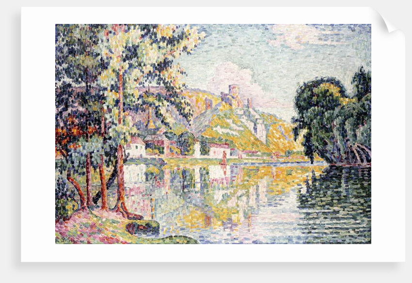 The Andelys, Gaillard Chateau, 1921 by Paul Signac
