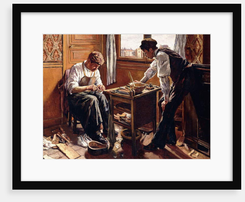 Shoemakers, the Two Givort Brothers, 1884 by Maximilien Luce