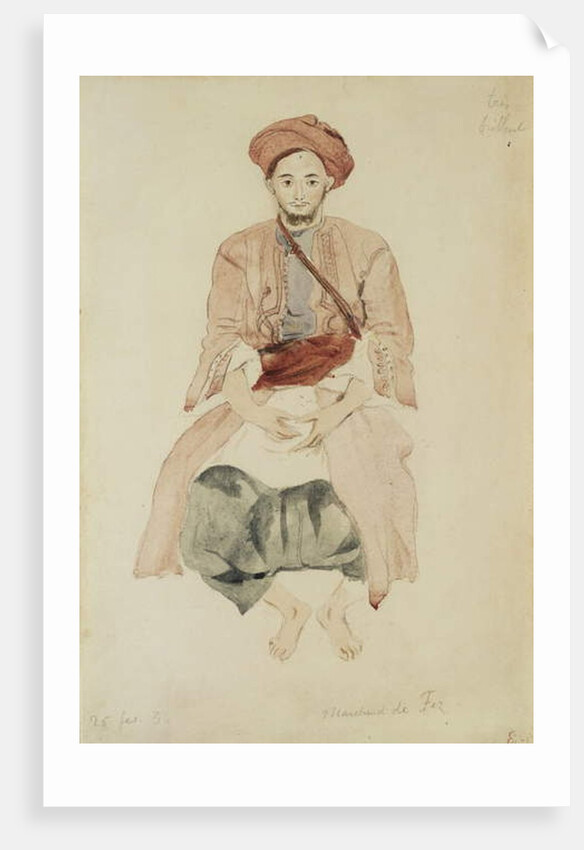 Merchant of Fez, c.1832 by Ferdinand Victor Eugene Delacroix