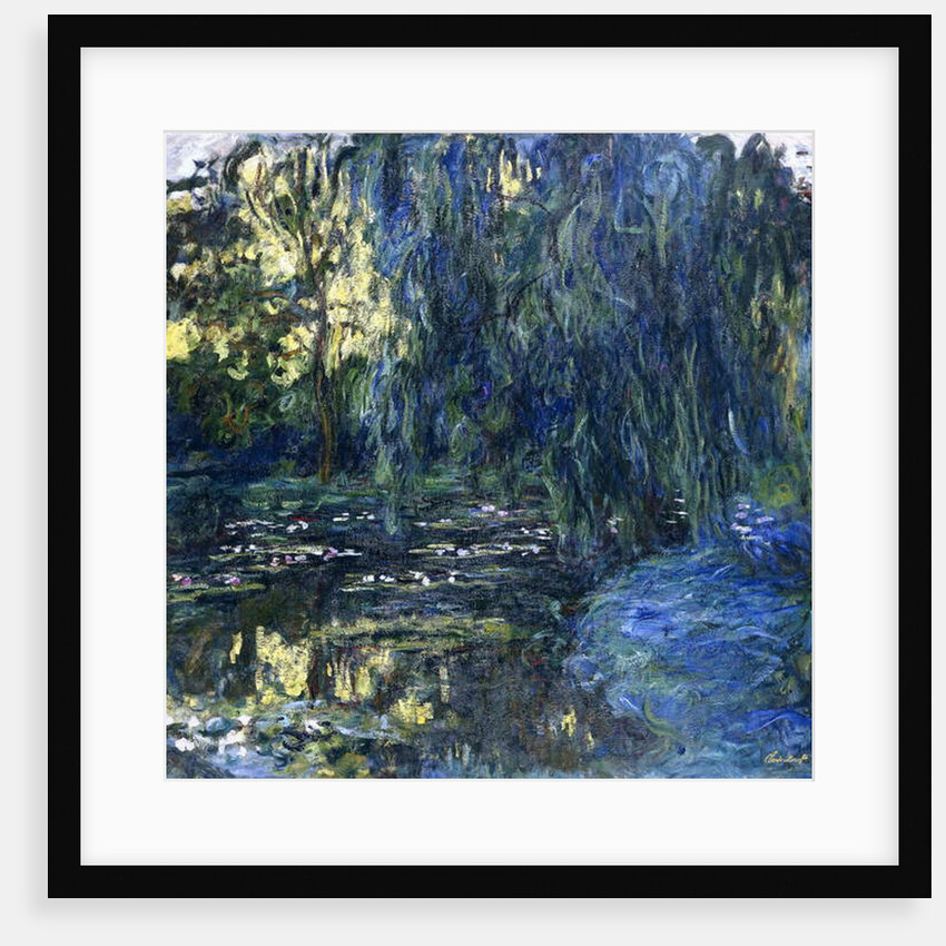 View of the Lilypond with Willow, c.1917-1919 by Claude Monet