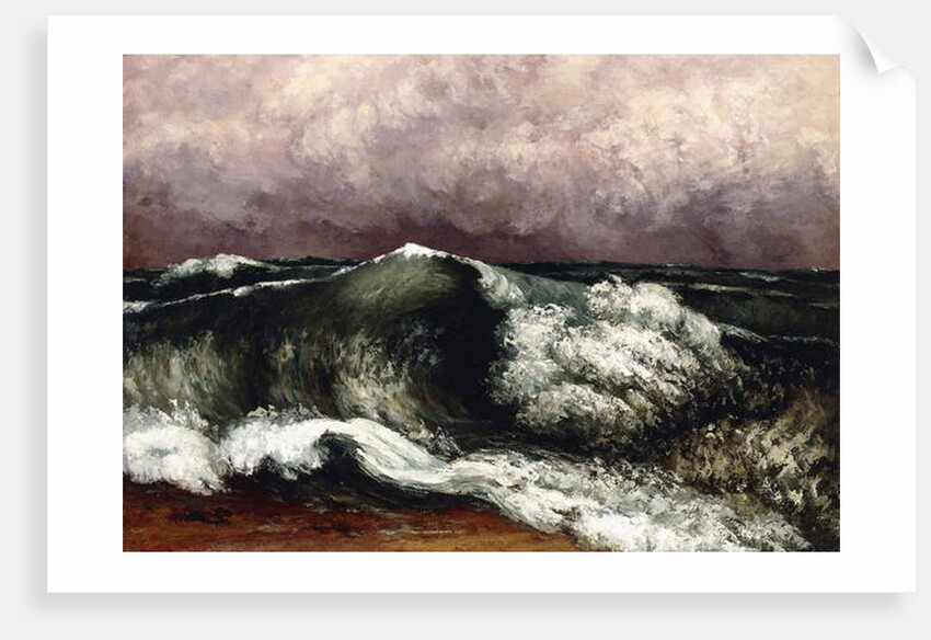 The Wave, 1869 by Gustave Courbet
