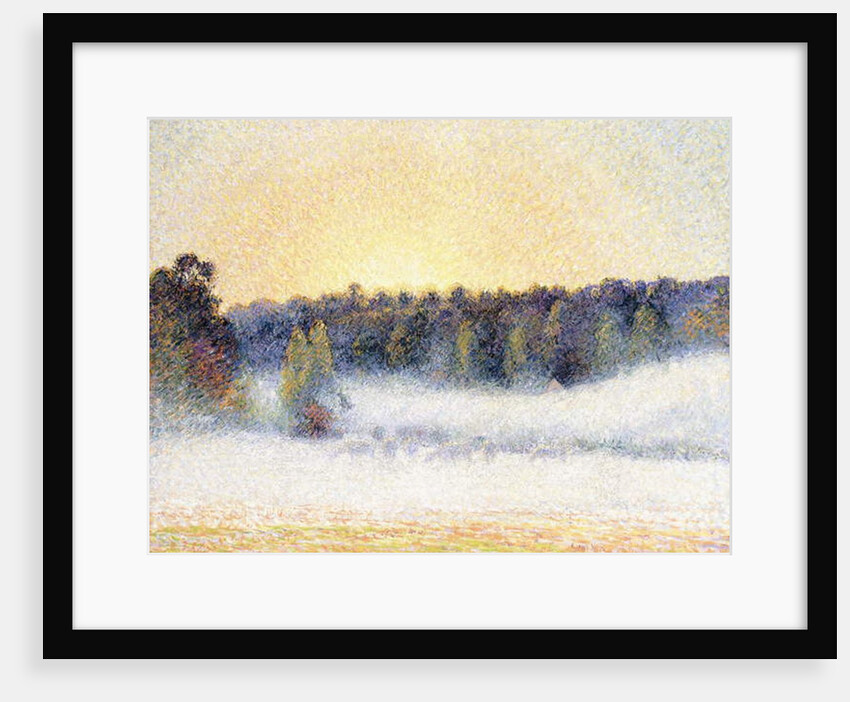 Sunset and Mist at Eragny, 1891 by Camille Pissarro