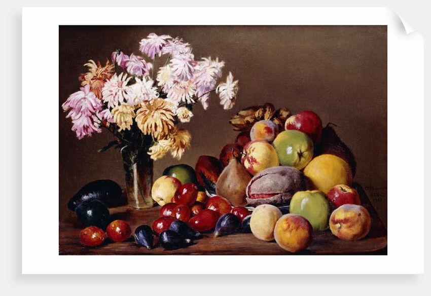 Still Life with Fruit and Flowers, 1908 by Conrad Wise Chapman