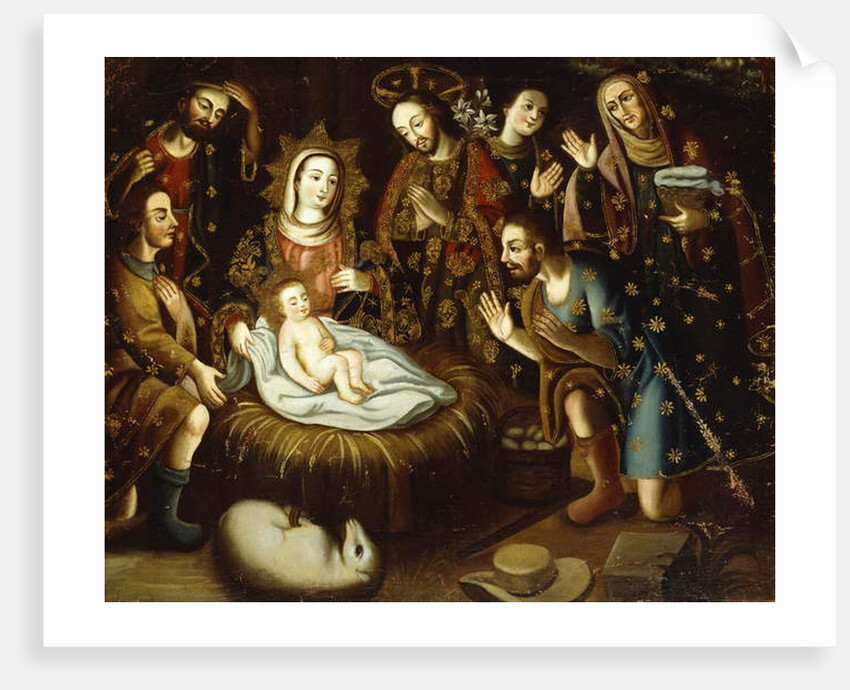 Adoration of the Shepherds by Gaspar Miguel de Berrio