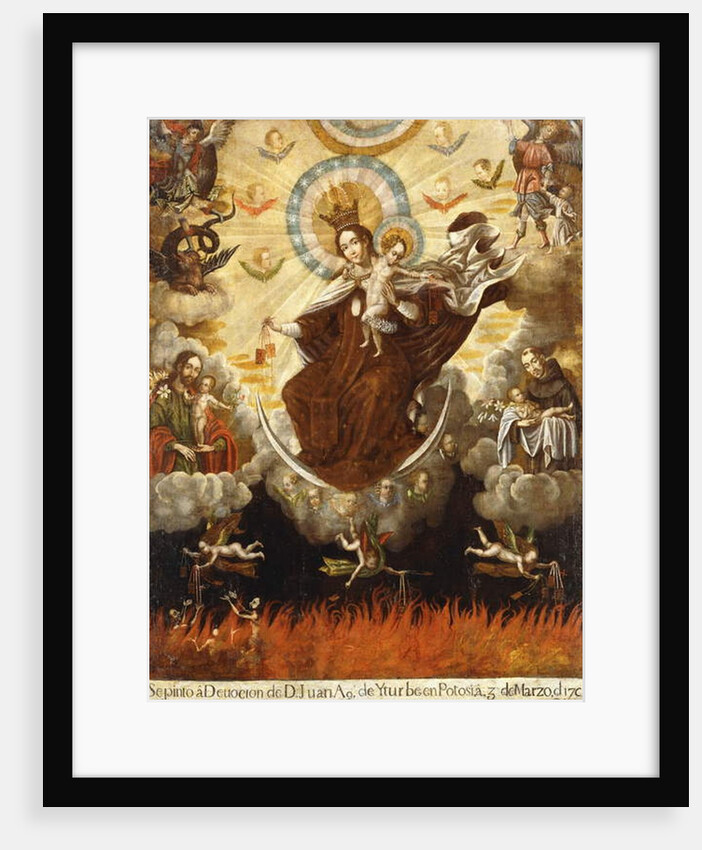 Virgin of the Carmelites, 1761 by Gaspar Miguel de Berrio