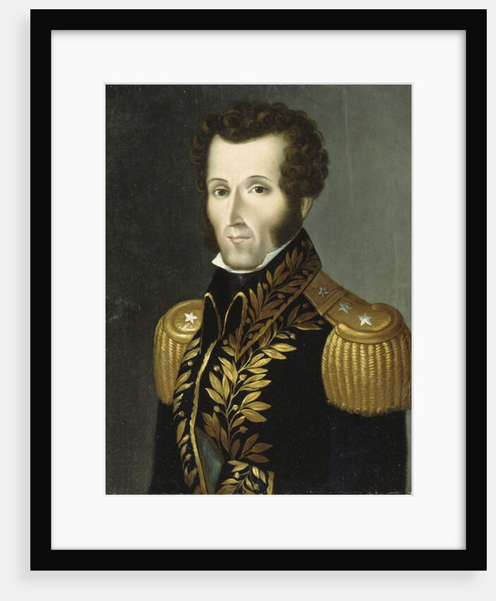 Portrait of Marshall Antonio Jose de Sucre by Jose Anselmo Yanez