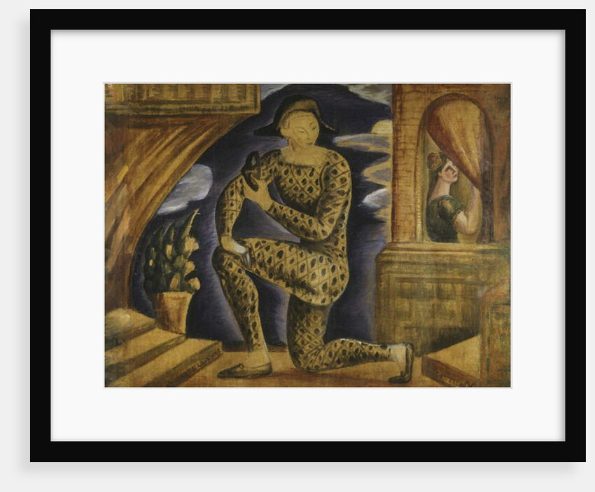 Harlequin and Colombine by Carlos Alberto Castellanos