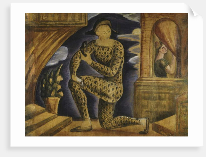 Harlequin and Colombine by Carlos Alberto Castellanos