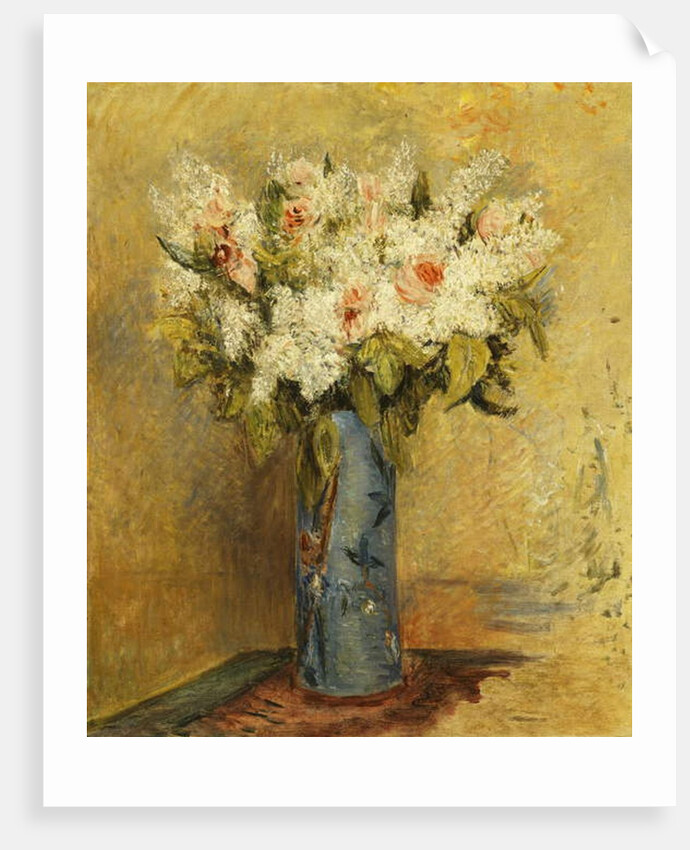Vase of Lillies and Roses, c.1870 by Pierre Auguste Renoir