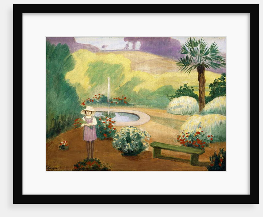 Young Girl near the Fountain by Henri Lebasque