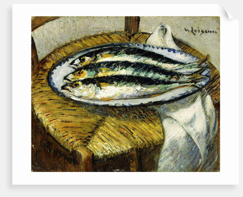 The Dish of Mackerels, c.1923 by Gustave Loiseau