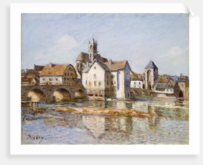 The Bridge at Moret, 1892 by Alfred Sisley