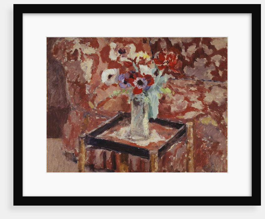 Vase of Anemones on a Table, c.1906 by Edouard Vuillard