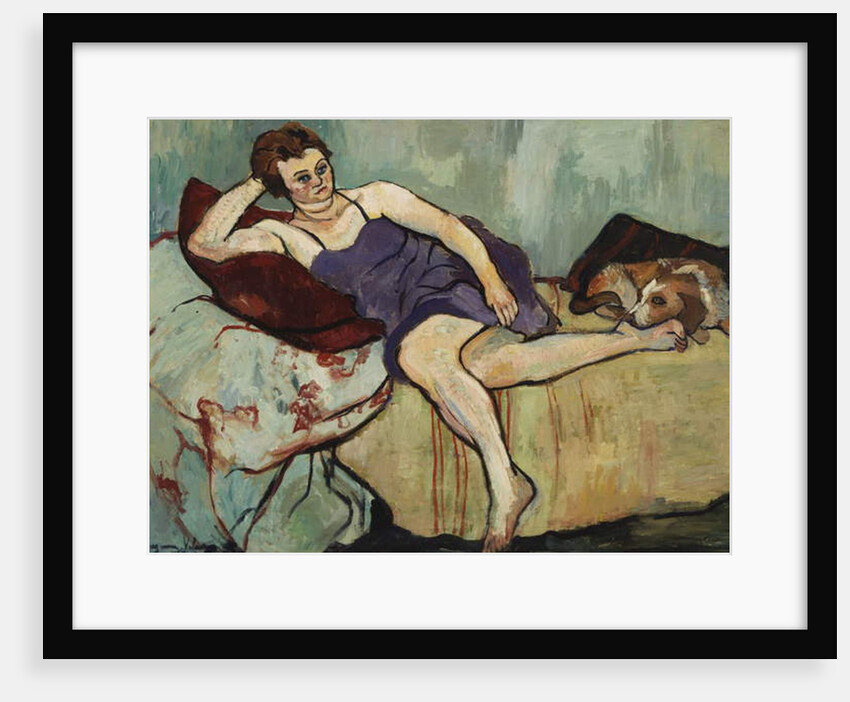 Marie Coca with Arbi, 1927 by Marie Clementine Valadon