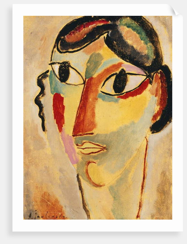 Italian Girl, 1918 by Alexej von Jawlensky