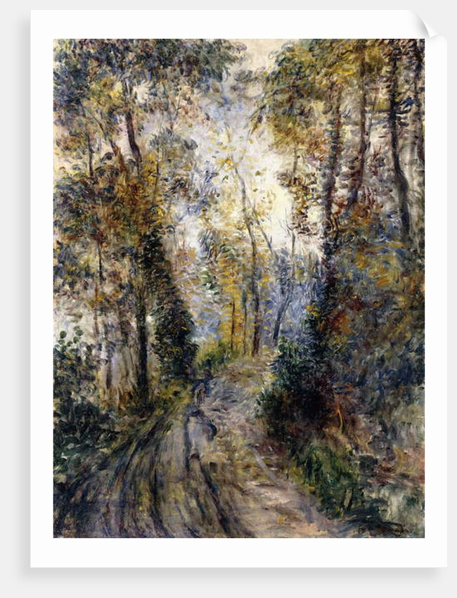 The Forest Path, 1871 by Pierre Auguste Renoir