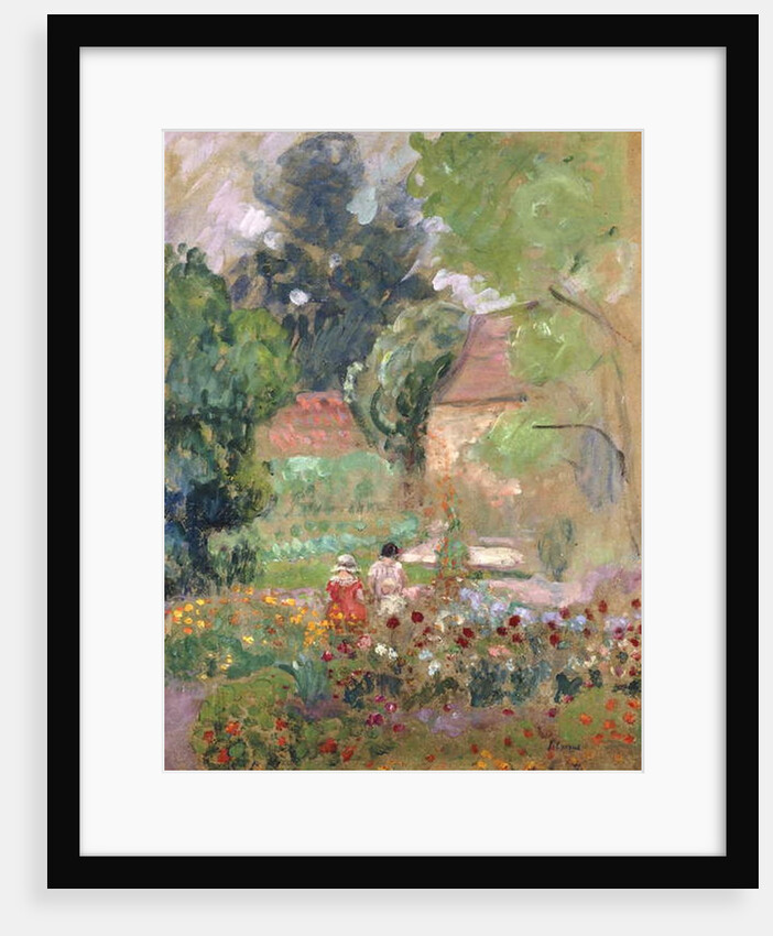 Marthe, Nono and Pierre in the Garden, by Henri Lebasque