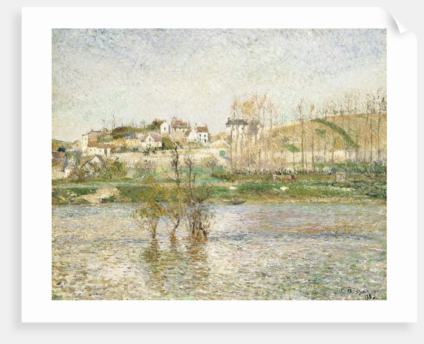 Flood in Pontoise, 1882 by Camille Pissarro