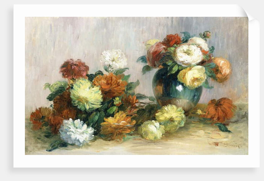 Flower Wreaths, c.1880 by Pierre Auguste Renoir