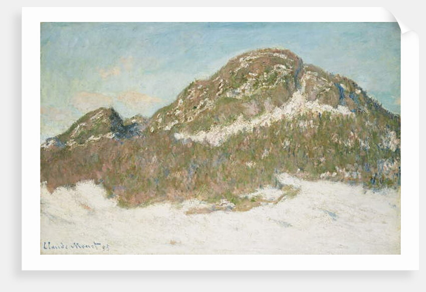 Mount Kolsaas, Sunlight Effect, 1895 by Claude Monet