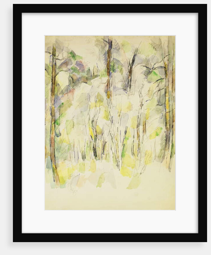Woodland Scene, c.1900-1904 by Paul Cezanne