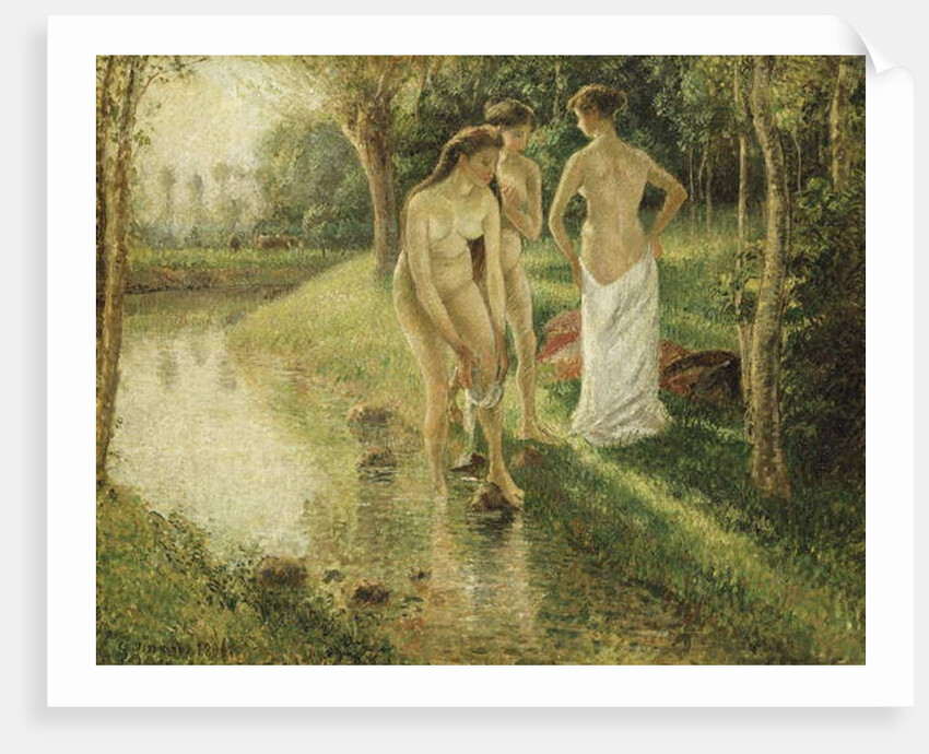 Bathers, 1896 by Camille Pissarro