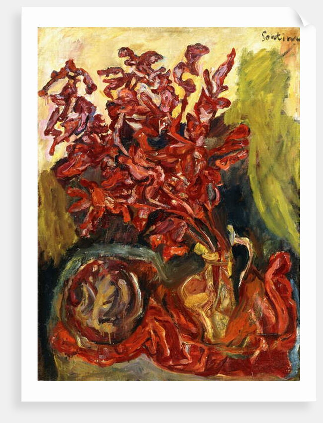 The Gladiolus, c.1919 by Chaim Soutine