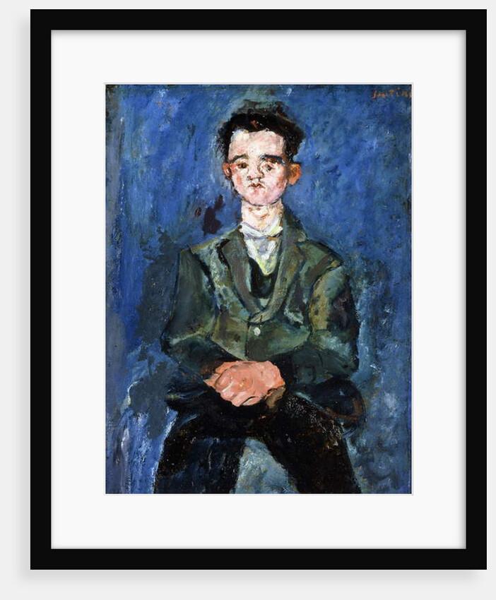 Portrait of a Boy in Blue, 1928 by Chaim Soutine