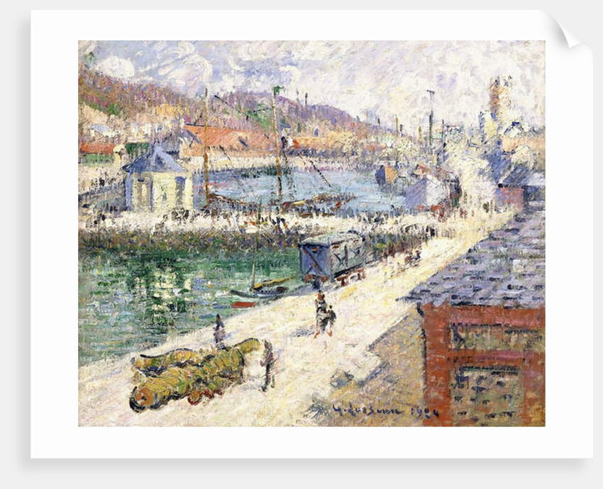 The Port of Fecamp, 1924 by Gustave Loiseau