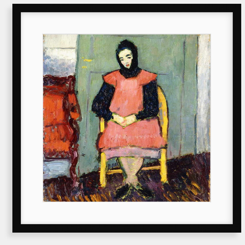 Girl in Yellow Chair, 1906-07 by Alexej von Jawlensky
