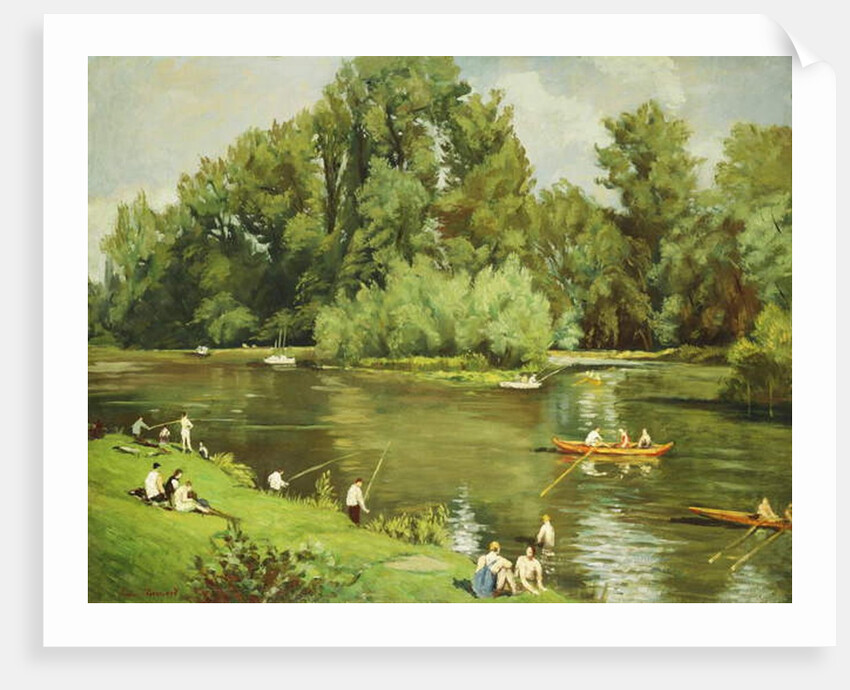 Edge of the Marne, c.1932 by Emile Bernard