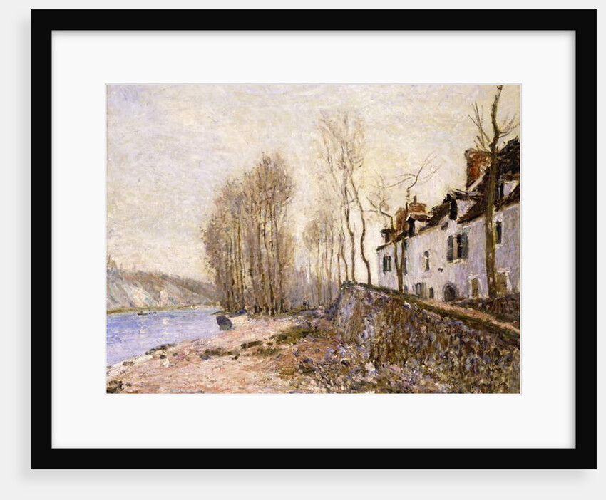 Saint Mammes, la Croix-Blanche, 1884 by Alfred Sisley