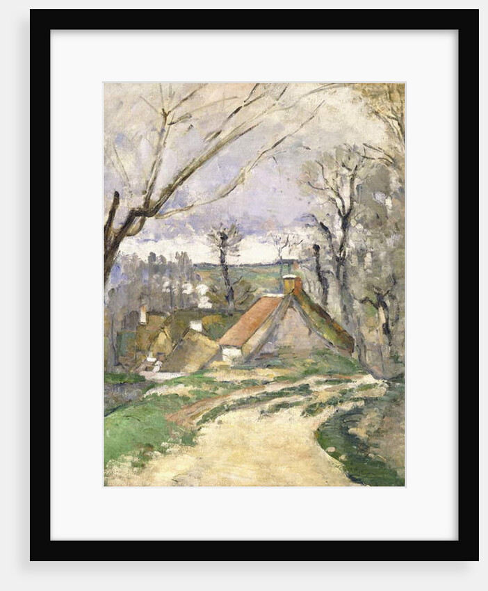 The Cottages of Auvers, 1872-73 by Paul Cezanne