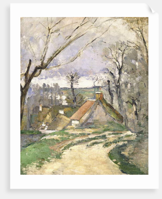 The Cottages of Auvers, 1872-73 by Paul Cezanne