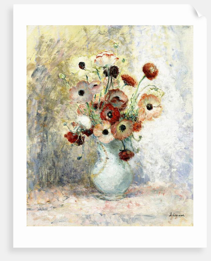 Bouquet of Anemones, by Henri Lebasque