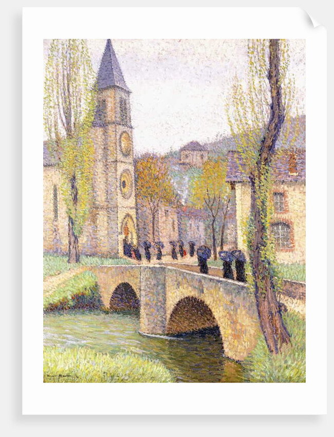 The Mass Hour at Bastide du Vert, c.1920 by Henri Jean Guillaume Martin