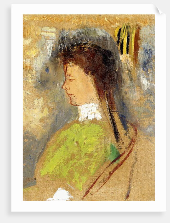 Violette Heymann, c.1910 by Odilon Redon