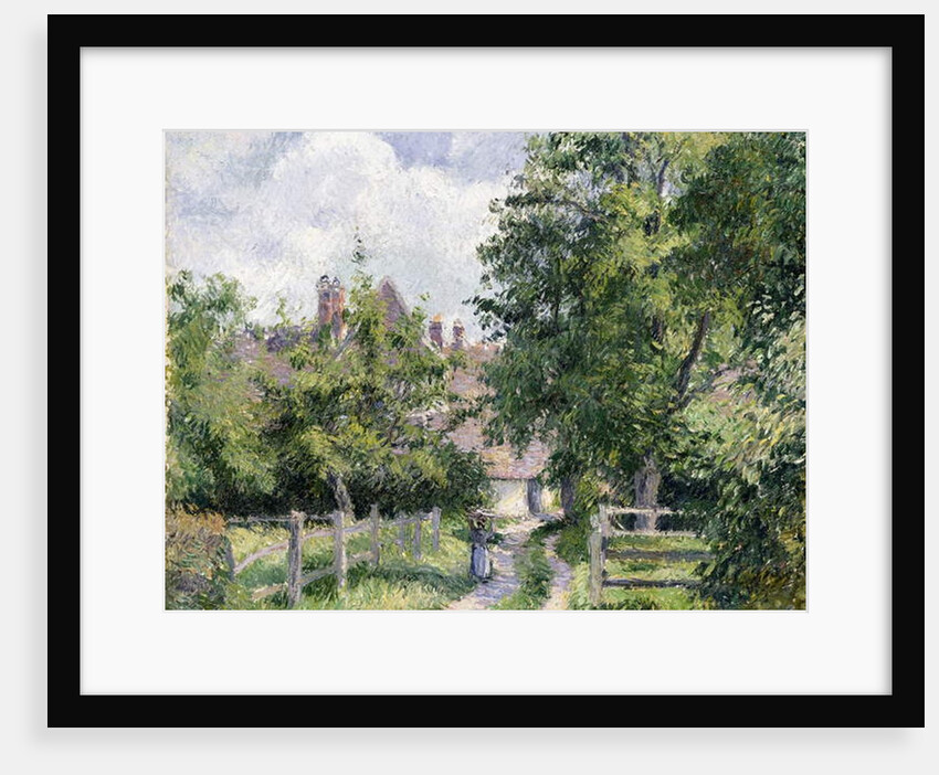 Saint-Martin, near Gisors, 1885 by Camille Pissarro