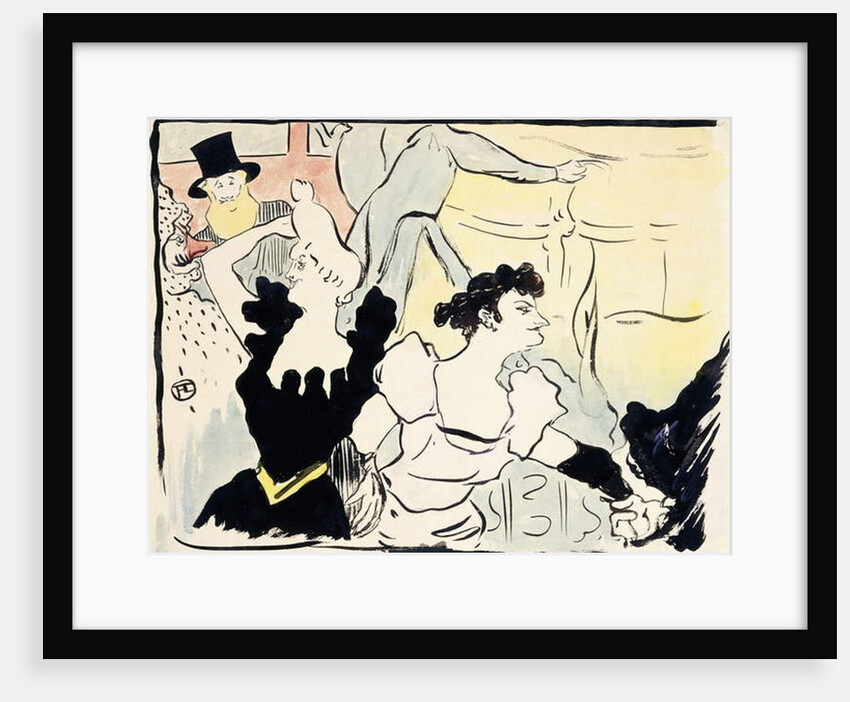 At the Masked Ball-Parisian Festivities-New Revels, 1892 by Henri de Toulouse-Lautrec