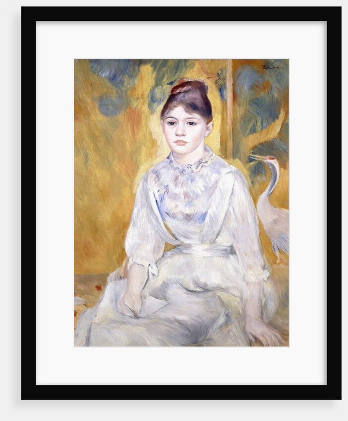 Young Girl with a Swan, 1886 by Pierre Auguste Renoir