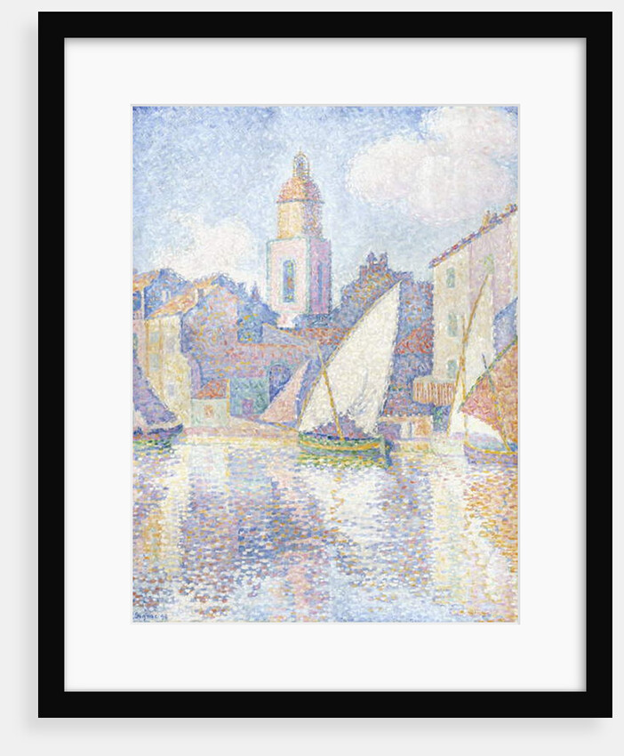 Bell Tower at Saint Tropez, 1896 by Paul Signac