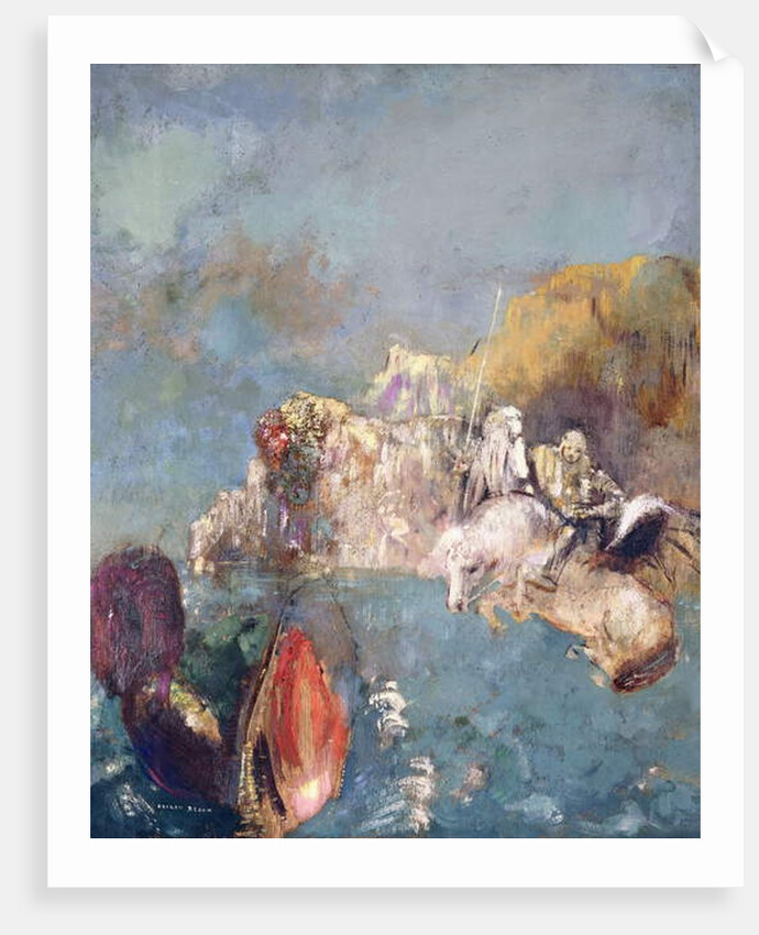 Saint George and the Dragon, 1909-1910 by Odilon Redon
