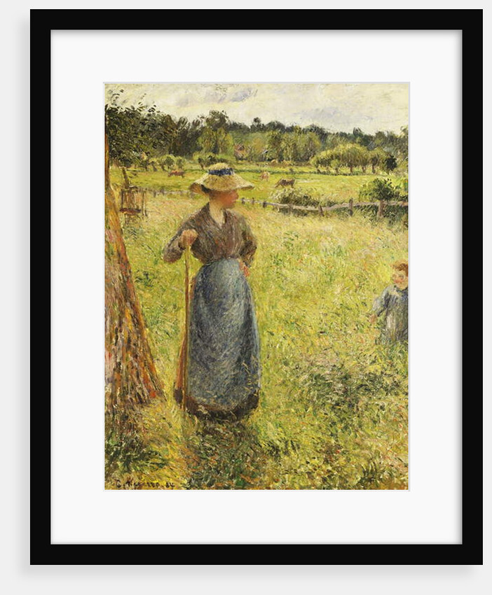 The Haymaker, 1884 by Camille Pissarro