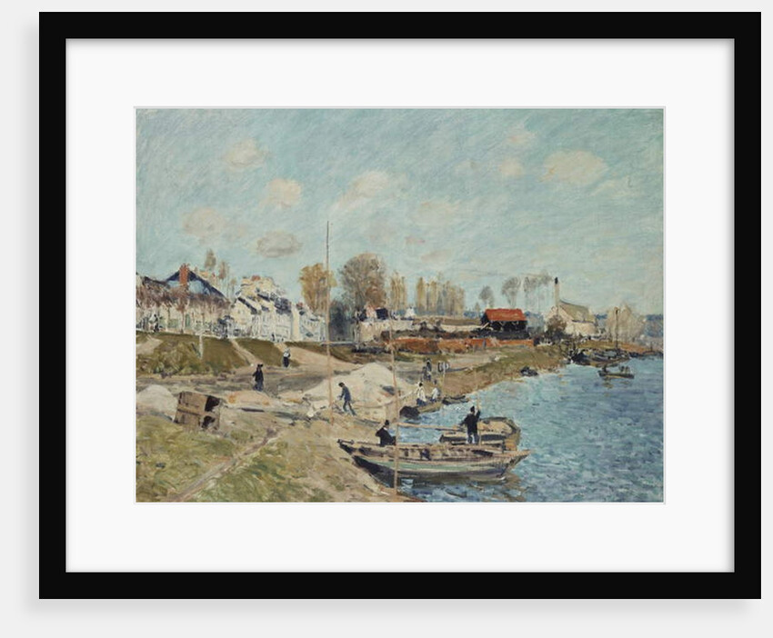 Sand on the Quay, 1875 by Alfred Sisley