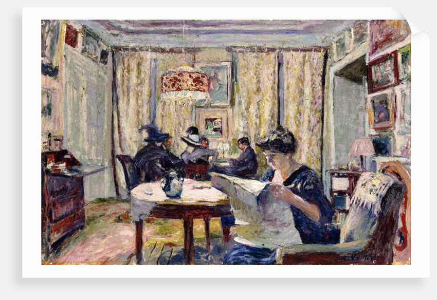 Bridge Players, c.1911 by Edouard Vuillard