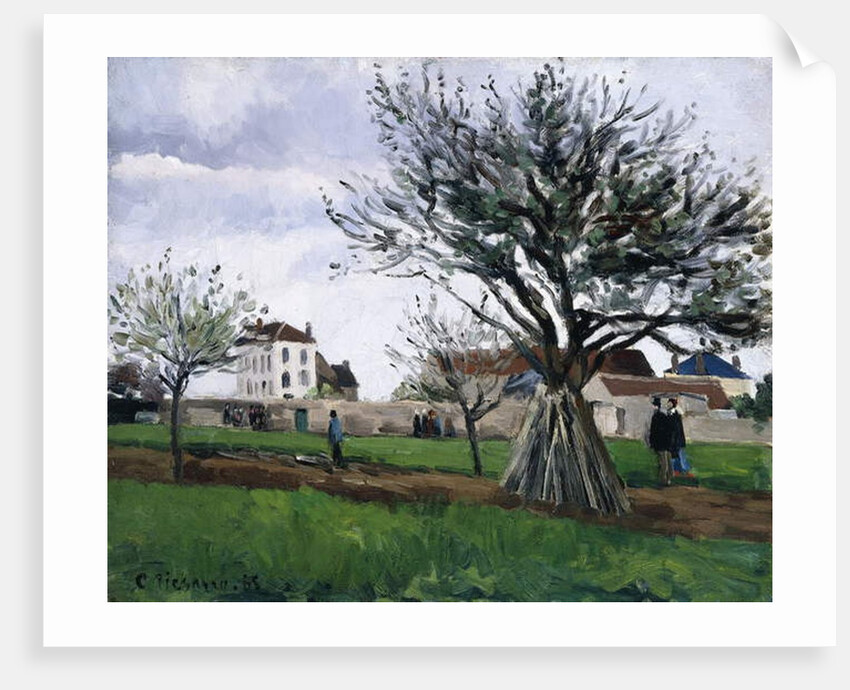 Apple Trees in Pontoise, 1868 by Camille Pissarro