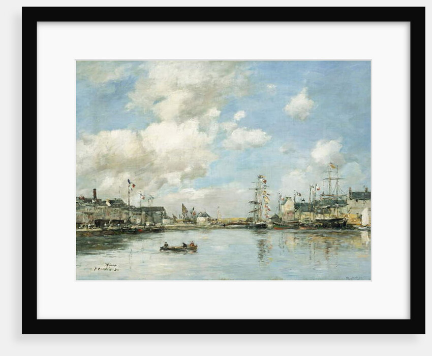 Fecamp, the Basin, 1892 by Eugene Louis Boudin