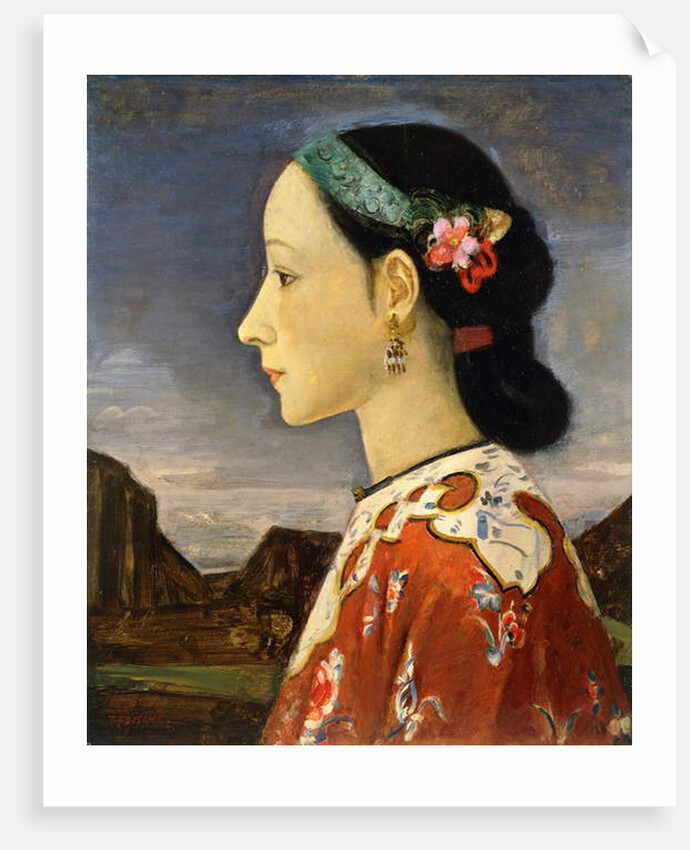 Profile of a Woman, 1926-27 by Takeji Fujishima