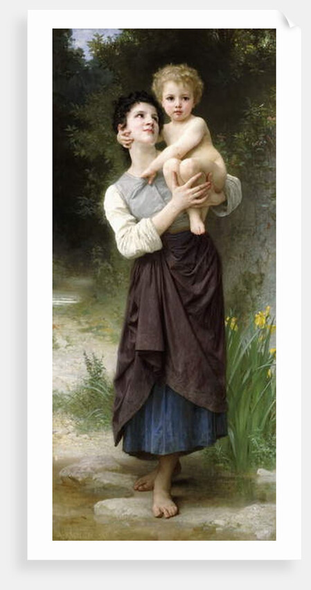 Brother and Sister, 1887 by William-Adolphe Bouguereau