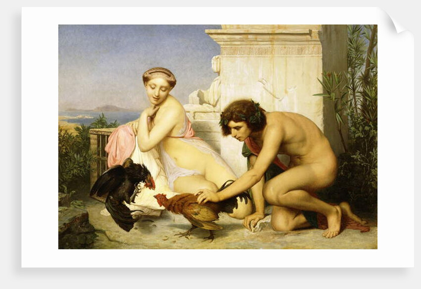 The Cock Fight, 1846 by Jean Leon Gerome